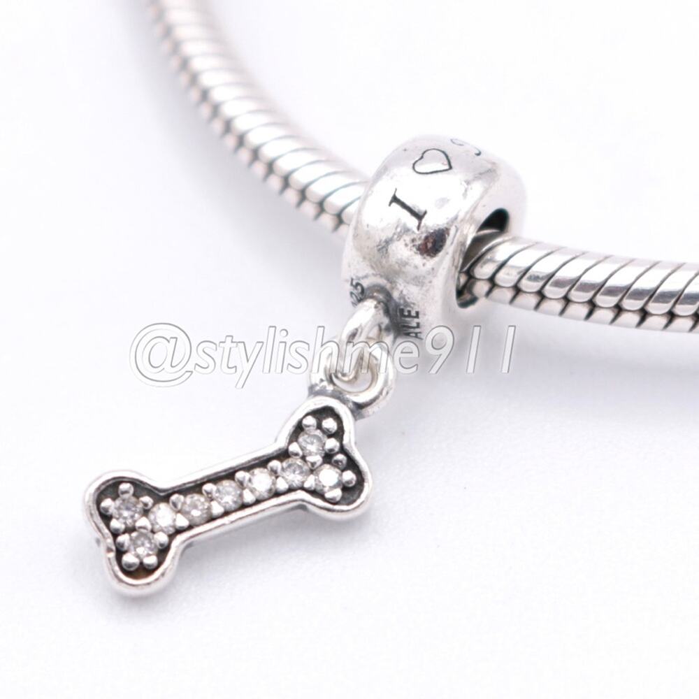 Authentic PANDORA I Love My Dog Dangle - 791263CZ